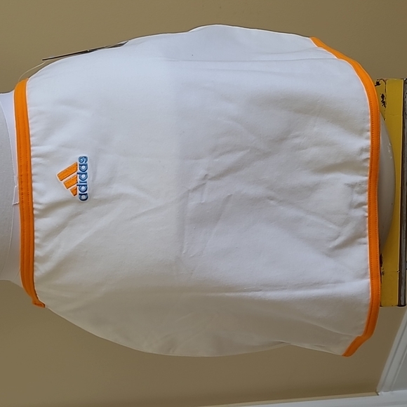 NEW Tennessee Adidas Vintge UT Lady Vols Tennis Skirt Orange White Logo Split XL - Picture 7 of 13